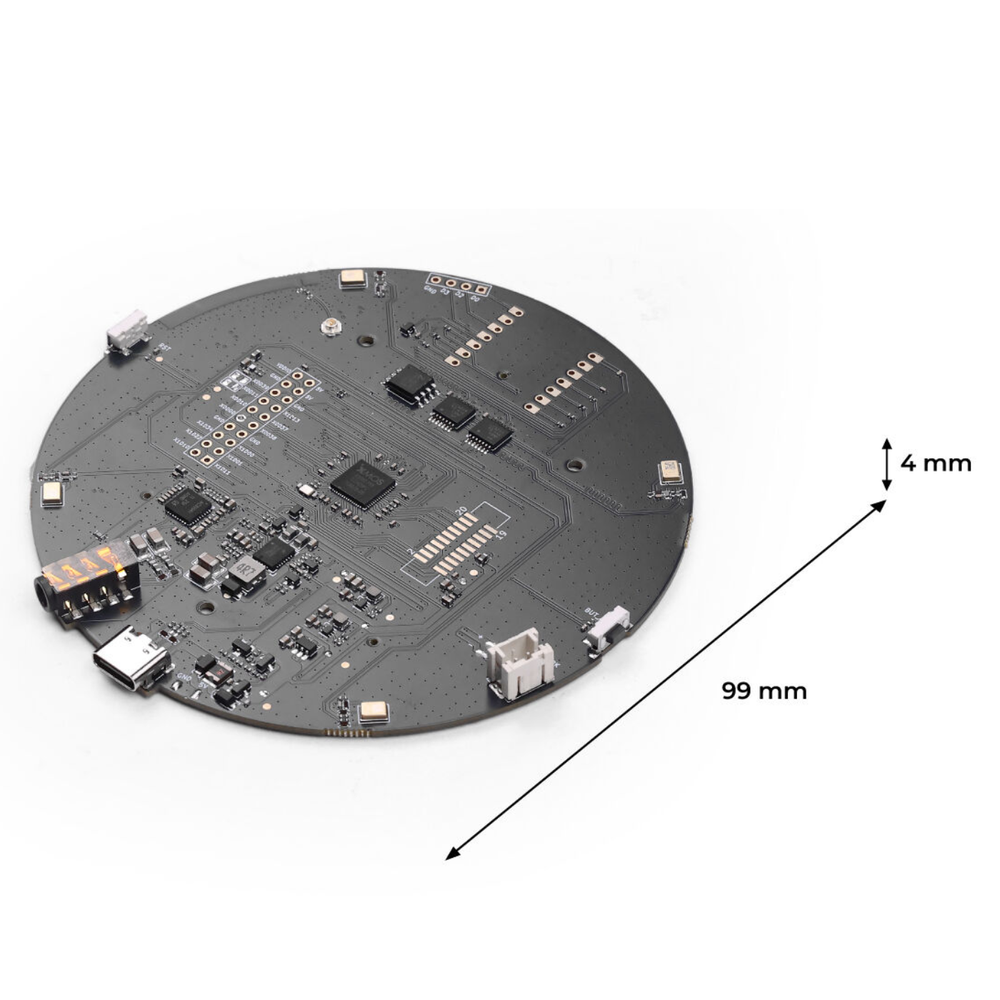 Seeed Studio reSpeaker XMOS XVF3800 – AI 4-Mic Array for Clear Voice in Noisy Environments -Electronic Modules -Audio Components -Robocraze