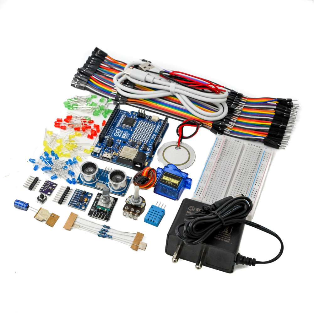 SmartElex Bharat AI Innovators Kit Powered by Arduino for STEM Learning -DIY Kits -Robotic Kits -Arduino Kits -Robocraze