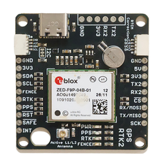 SmartElex GPS-RTK Board UFL ZED-F9P-04B -IOT & Wireless Boards -GSM, GPS, GPRS -Robocraze