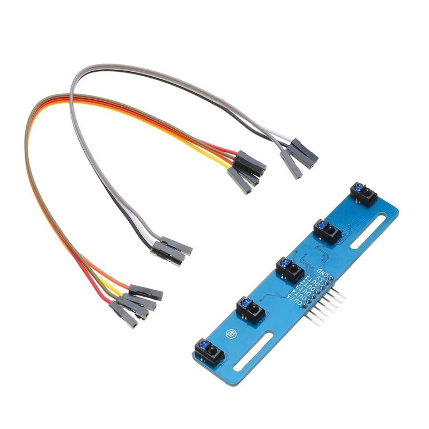 TCRT5000L 5-Channel Infrared Line Tracking Sensor Module -Sensors -Distance/Proximity Sensors -Robocraze