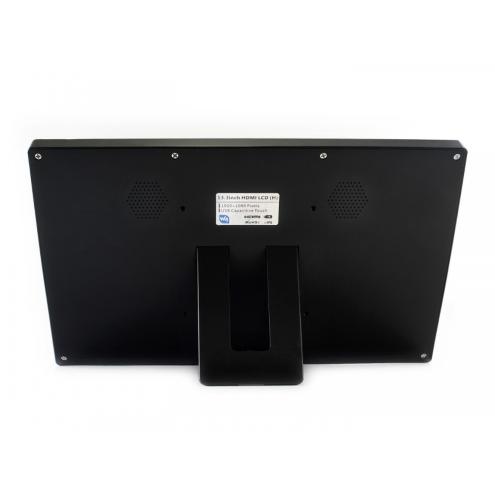 Waveshare 13.3-Inch 1920×1080 HDMI IPS Capacitive Touchscreen LCD Display with Case V2 -Displays -LCD Displays -Robocraze