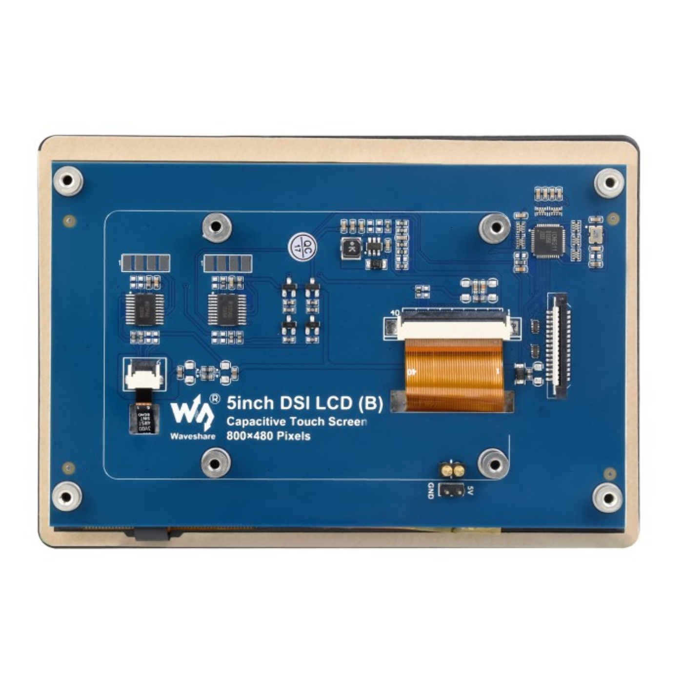Waveshare 5inch IPS DSI 800×480 Capacitive LCD (B) Touch Display for Raspberry Pi -Displays -LCD Displays -Robocraze