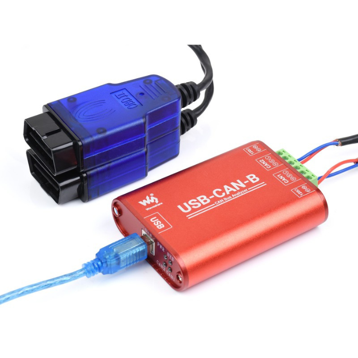 Waveshare USB to CAN Adapter with Dual-Channel CAN Analyzer -Development Boards -Development Board Accessories -Robocraze