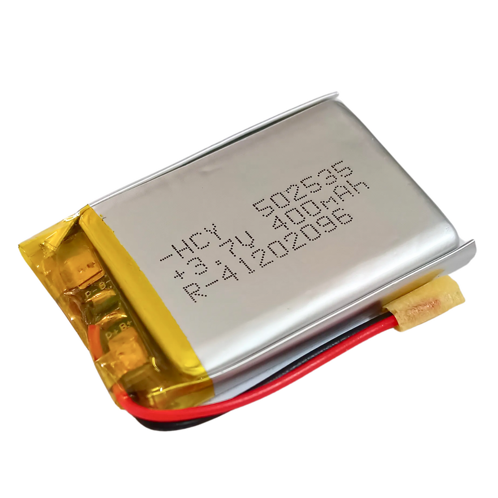 Witty Fox 3.7V 400mAh Rechargeable LiPo Battery -Lithium Polymer Battery for Drone -Robocraze