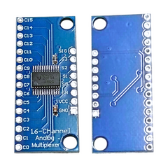 CD74HC4067 16-Channel Multiplexer – Analog multiplexer IC with 16 channels for signal routing. -Robocraze