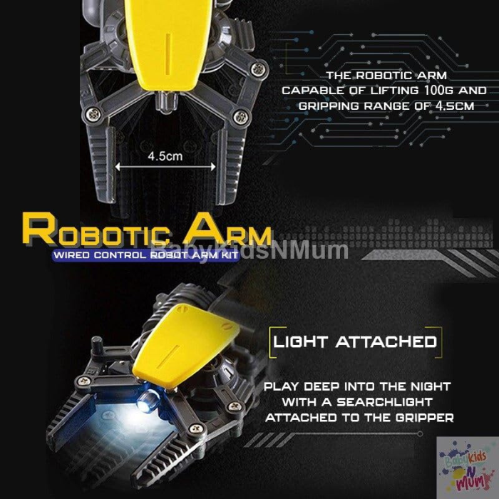 DIY Robotic Arm Mechanic Kit for Kids & Adults – Fun DIY Kits, STEM Kits, Robot Kits -Robocraze