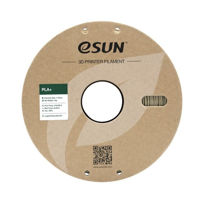 eSun PLA+ 1.75mm 3D Printing Filament 1kg Bone White Color -3D Printers/Pens -Filaments -Robocraze