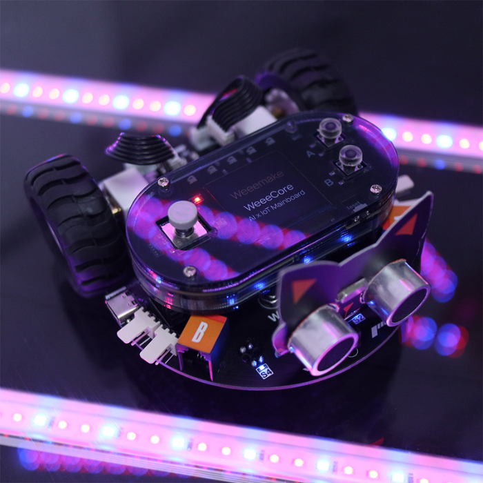 WeeeCore Bot AIOT Voice Programming Robot – Smart DIY Kits, STEM Kits, Robot Kits -Robocraze
