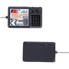 FlySky FS-GR3E 3CH Receiver - Drone Transmitter and Receiver - Drone Remote for FPV Drones & Quadcopters - Robocraze