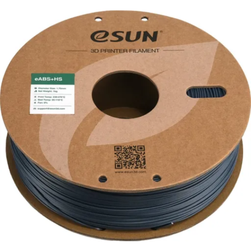 eSUN eABS+HS Grey 1.75mm High-Speed 3D Printer Filament - Robocraze
