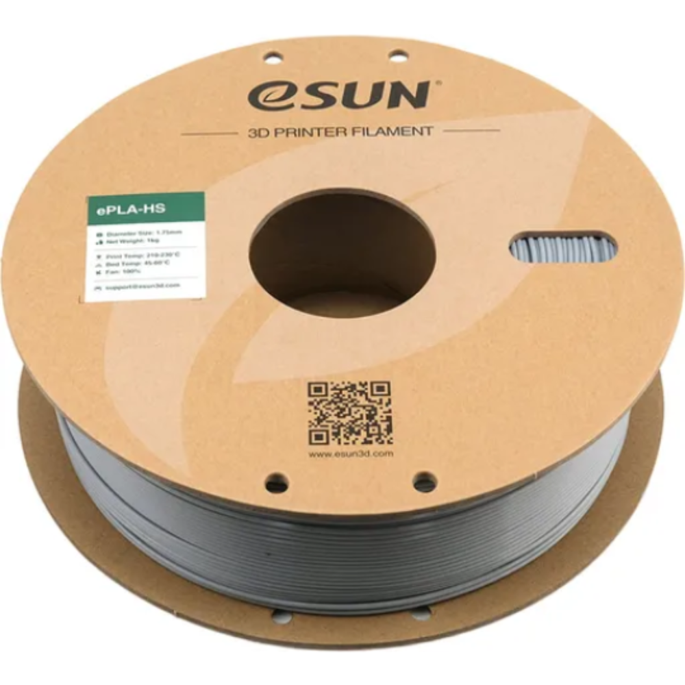 eSUN ePLA+HS Grey PLA Filament 1.75mm for 3D Printing - Robocraze