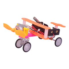 Pludo STEM Kit Power Flight – DIY STEM Toy for Kids 11–14 | Grade 6–8 Electrodynamic Conversion Airplane Project -DIY Kit -Pludo Education Kit -Robocraze