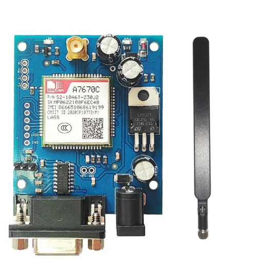 SIM7670C 4G LM137 with Antenna(GSM 4G Foldable)- ADIY