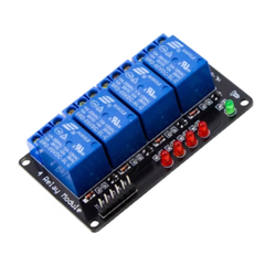 5V 4 Channel Relay Module for Arduino & Microcontrollers - Robocraze