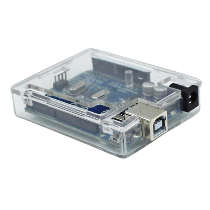 Arduino UNO R3 Transparent Plastic Case – Robocraze