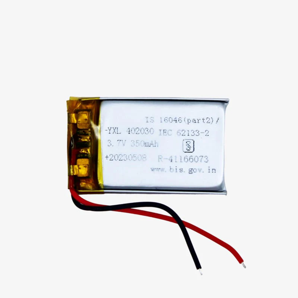 320mAH 3.7V Li-Po Rechargeable Battery(402030) - Drone Parts -LiPo Batteries -Robocraze 