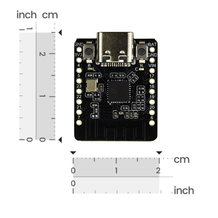 DFRobot Beetle ESP32 C6 Mini Development Board for Wireless Smart Wearable Device - Supports BLE & Battery Charging -Robocraze