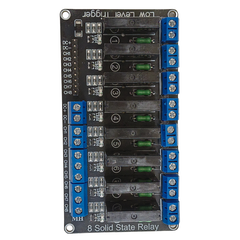 5V 8 Channel SSR Module – 8-channel solid-state relay module for automation. -Relay Module -Robocraze