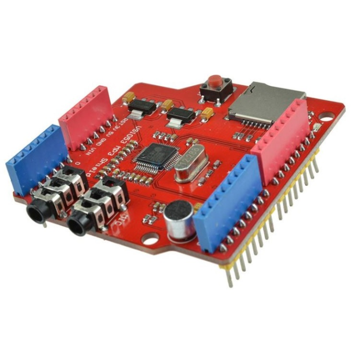 Arduino VS1053 MP3 Shield – Arduino shields for high-quality audio decoding & MP3 playback. -Robocraze