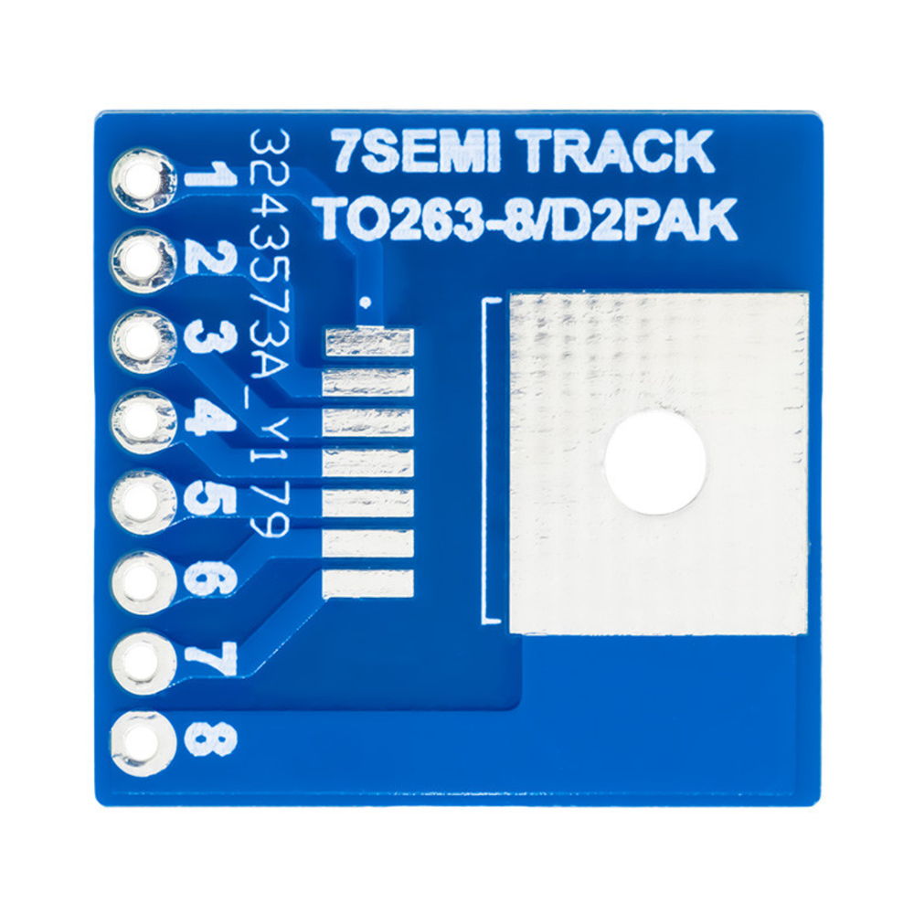 7Semi TO-263-8 D2PAK Breakout Board Adapter PCB -Electronic Modules - Breakout Boards - Robocraze