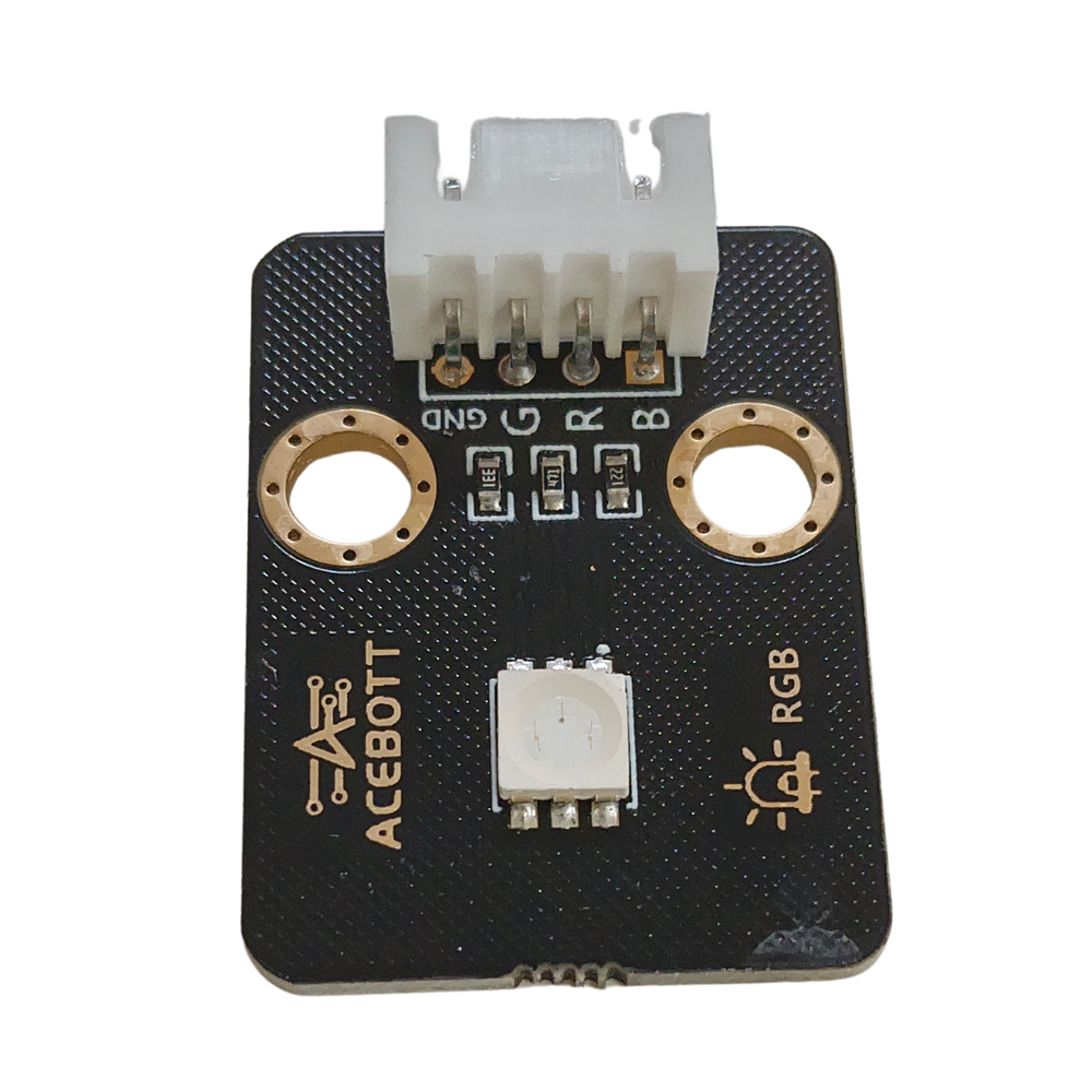 ACEBOTT Easy-Plug RGB LED Module for ESP32 & Arduino -Electronic Components -LEDs -Robocraze