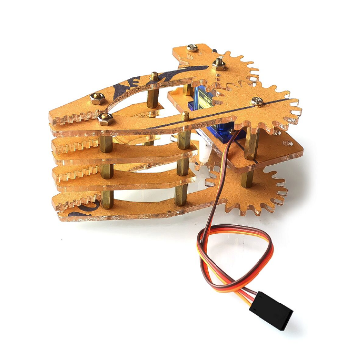 DIY Acrylic Robot Manipulator Mechanical Arm Kit -Motors & Mechanical -Servo Motors/Controllers -Robocraze