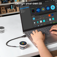 Elecrow CrowPanel 1.28 Inch ESP32 Display with 240x240 IPS Round Touch Screen -Display Module -LCD Display Modules -Robocraze