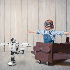 Leju Robot AELOS LITE 19DOF AI Humanoid Robot Kit for Programming & Coding -DIY Kits Robotic Kits -Robocraze