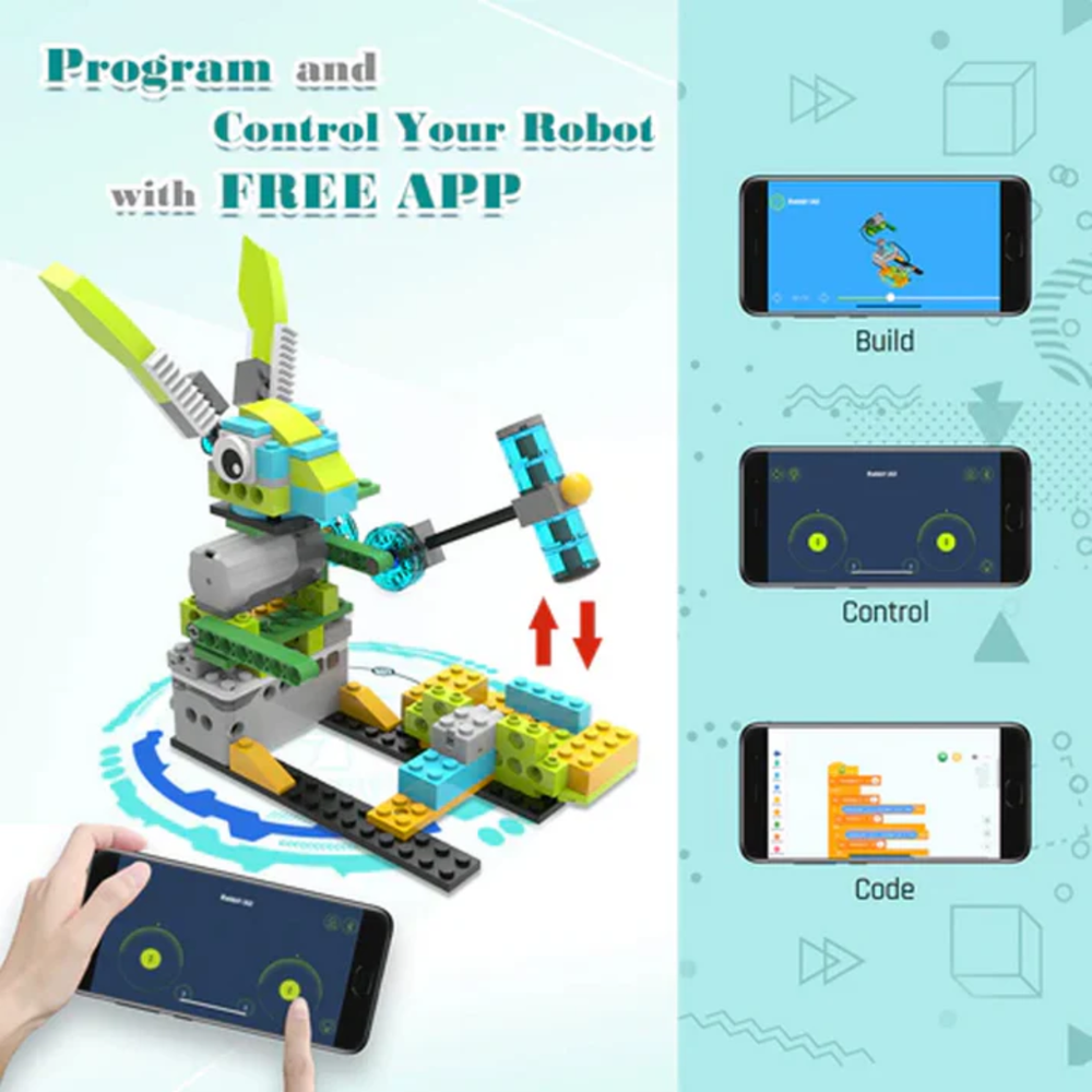 Makerzoid 100 in 1 STEAM Robot Master Educational Toy Set with Programming Building Blocks Course for 6-12 Years -STEM Kits -School Kits -Robocraze