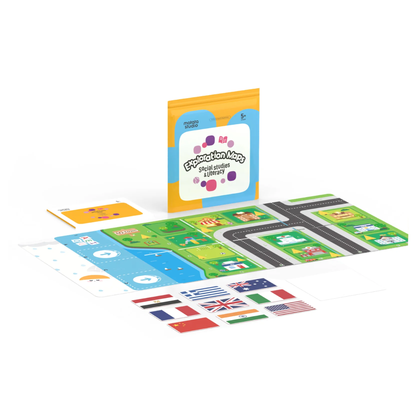 MatataStudio Exploration Maps for Tale-Bot & Coding Set Series -DIY Kits -School Kits -Basic Kits -Robocraze