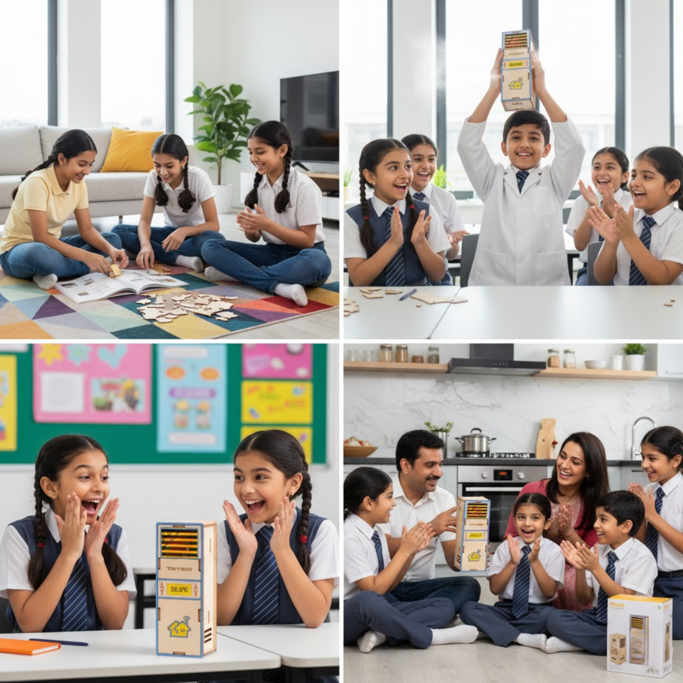 Pludo DIY Air Conditioner STEM Kit – DIY Science Kit for Kids 8–11 | Grade 3–5 Air Conditioning Model -DIY Kit -Pludo Education Kit -Robocraze