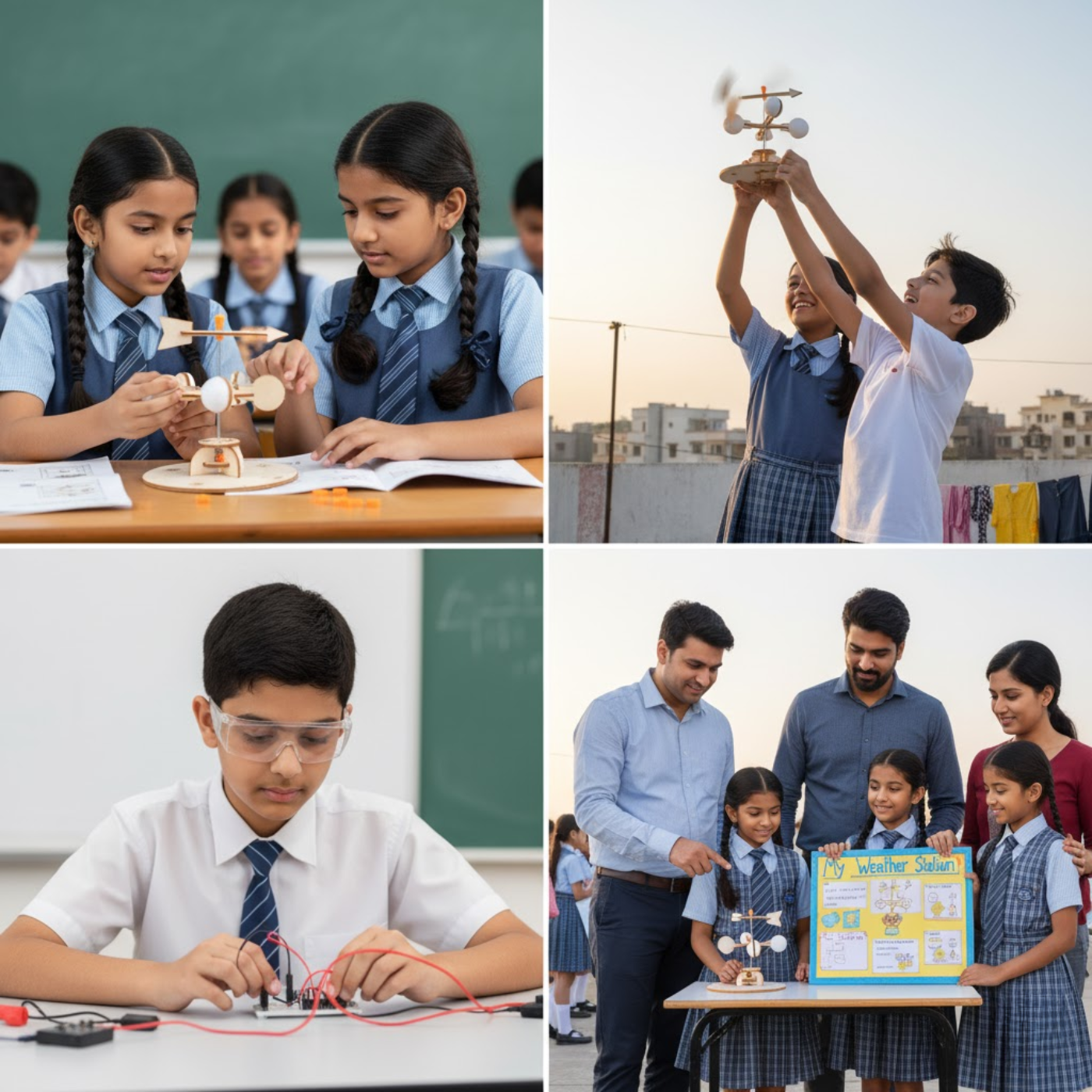 Pludo STEM Kit Breeze Lab – DIY Educational Toy for Kids 8–11 | Grade 3–5 Weather Motion Activity -DIY Kit -Pludo Education Kit -Robocraze