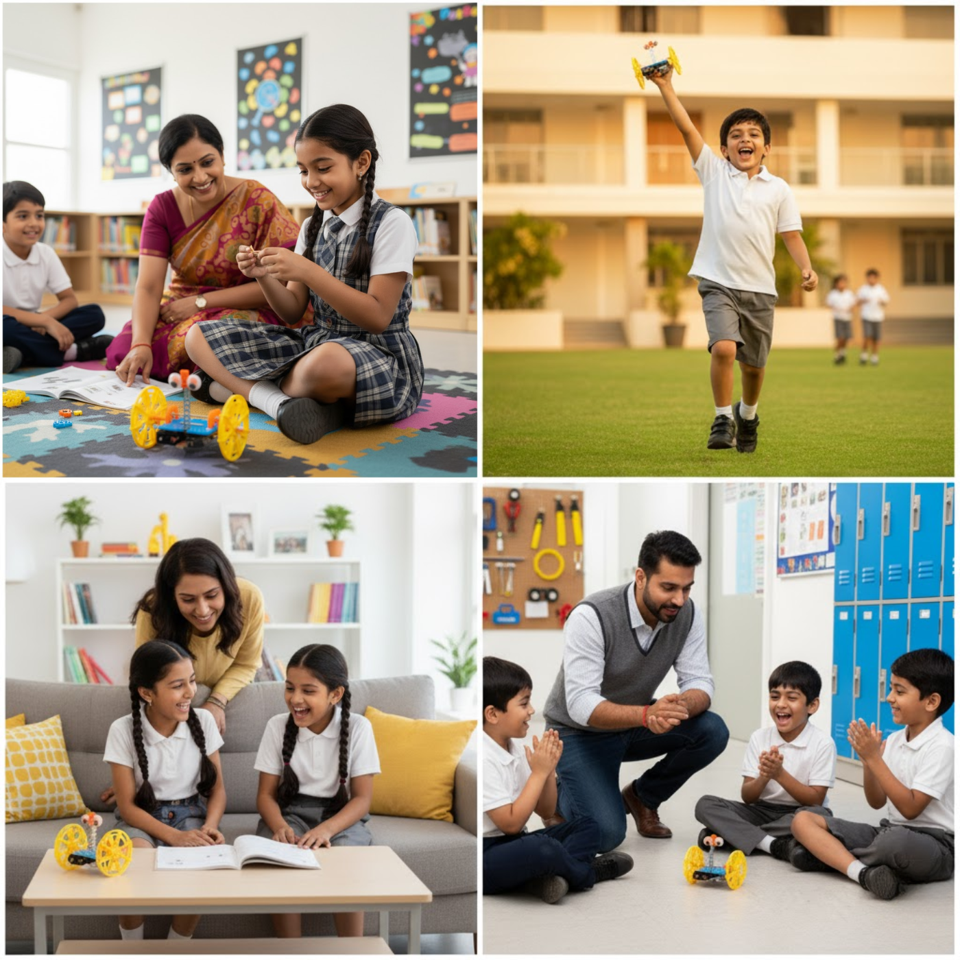 Pludo Self Balancing Car – Balance & Motion Learning DIY Kit for Kids Ages 5–8 | Grade 1-3 - DIY Car Kit - Robocraze