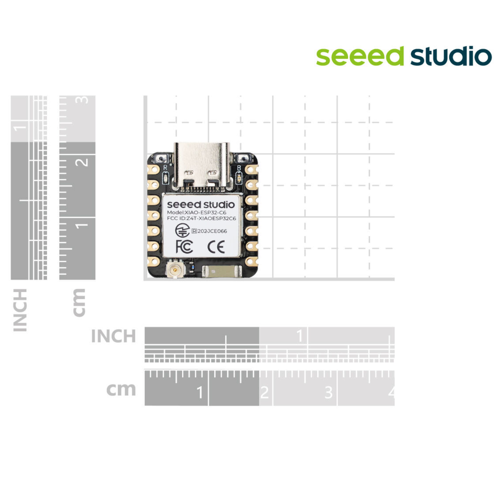 Seeed Studio 2.4GHz Wi-Fi 6 XIAO ESP32-C6 Development Board (Tape & Reel) -XIAO Series -XIAO Boards -Robocraze