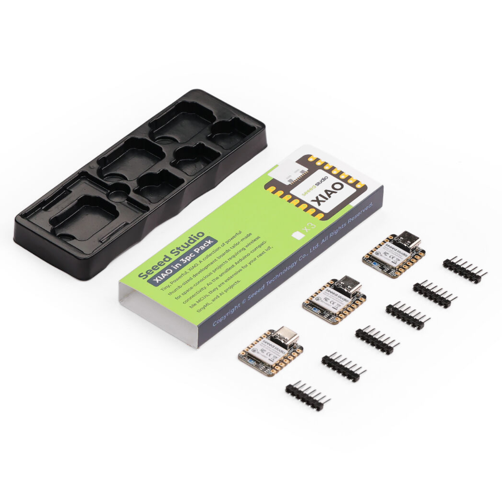 Seeed Studio XIAO nRF52840 Sense Board – 3 Pack -XIAO Series -XIAO Boards -Robocraze