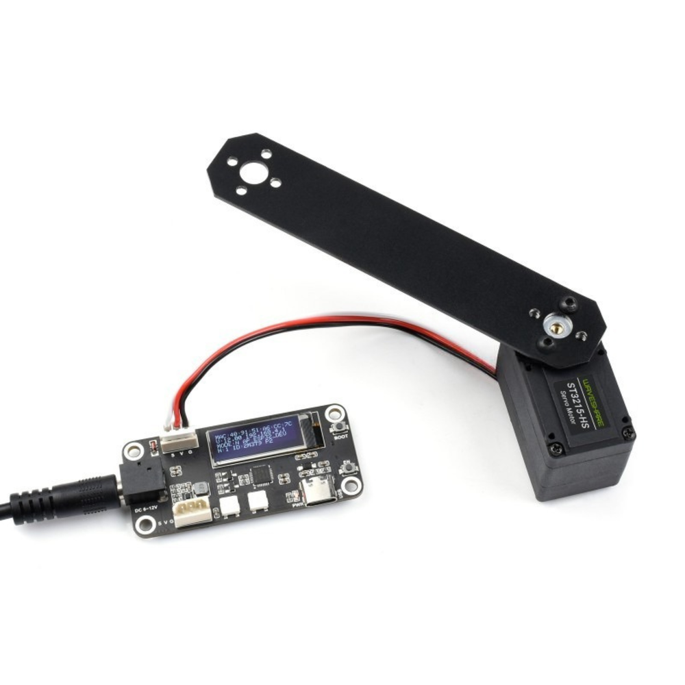 Waveshare 20kg·cm High-Torque Bus Servo Motor, 106RPM with 360° Magnetic Encoder -Motors & Mechanical -Servo Motors -Robocraze