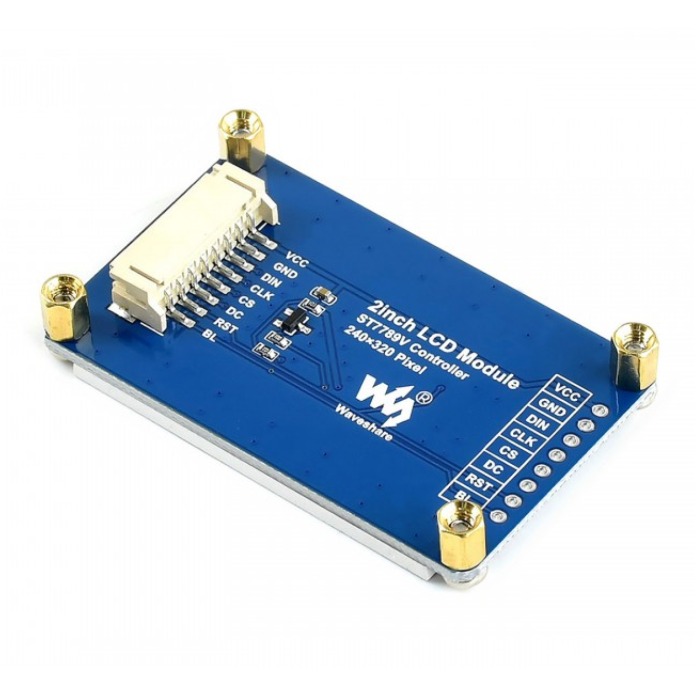 Waveshare 2inch 240×320 IPS LCD Display Module SPI Interface -Displays -LCD Displays -Robocraze
