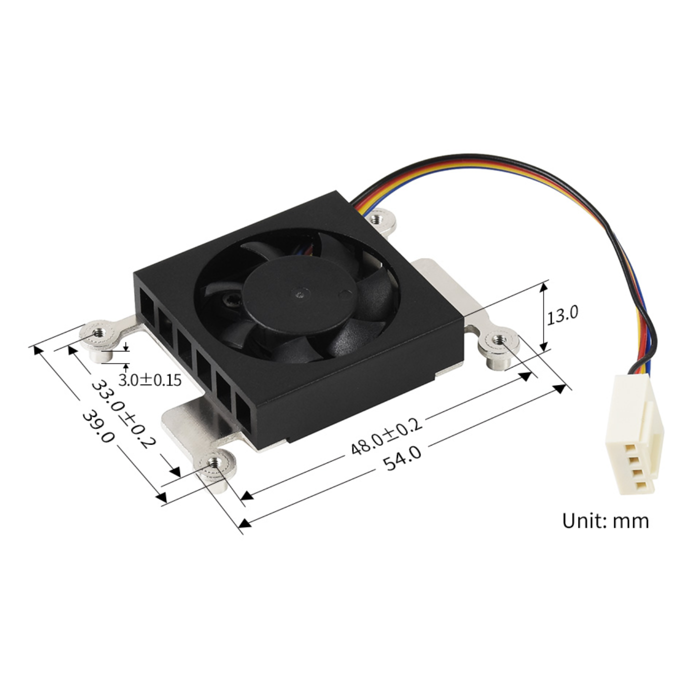 Waveshare 3007 5V Cooling Fan for Raspberry Pi Compute Module 4 -Raspberry Pi -Raspberry Pi Accessories -Robocraze