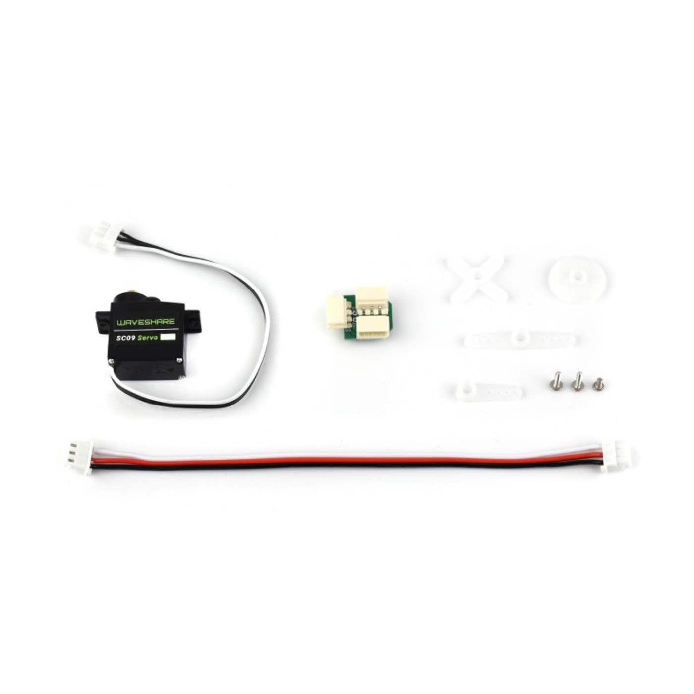 Waveshare 300° 2.3kg SC09 Two-way Serial Bus Servo Motor -Motors & Mechanical -Servo Motors -Robocraze