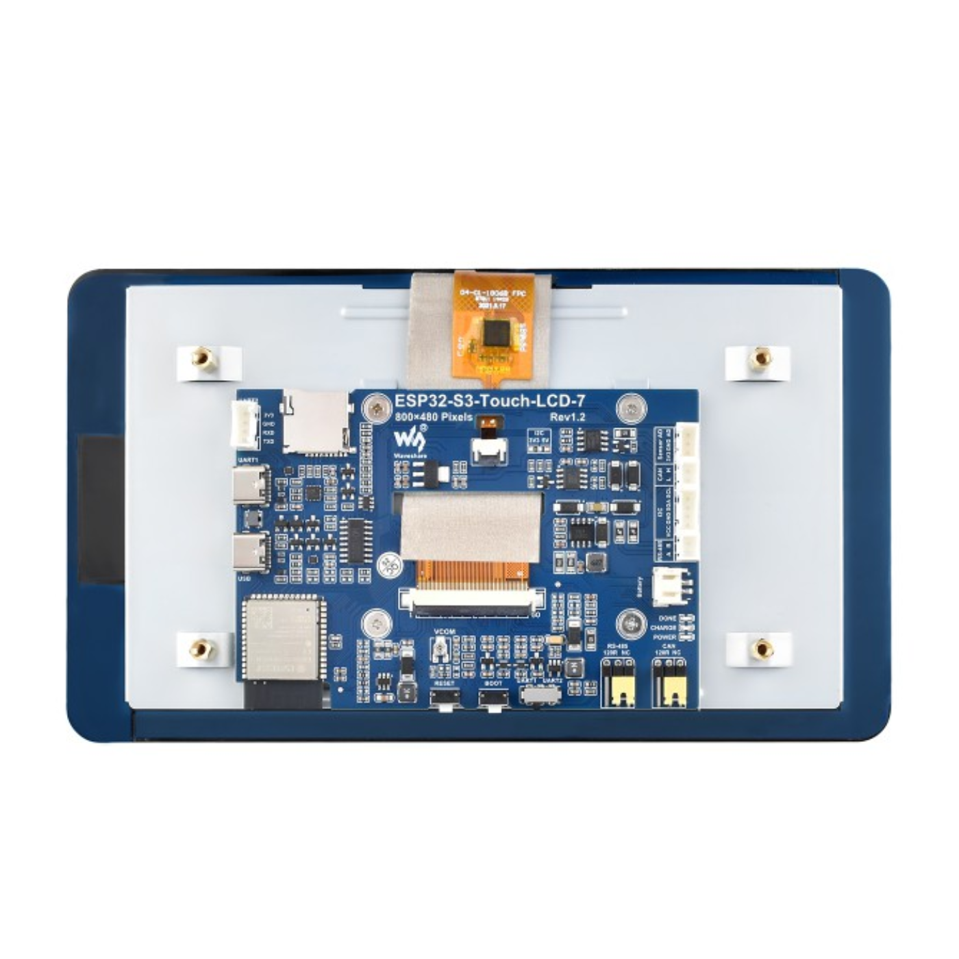 Waveshare ESP32-S3 7-Inch LCD Display Development Board with 800×480 Screen, Dual-Core LX7 Processor, WiFi & Bluetooth -Displays -LCD Displays -Robocraze