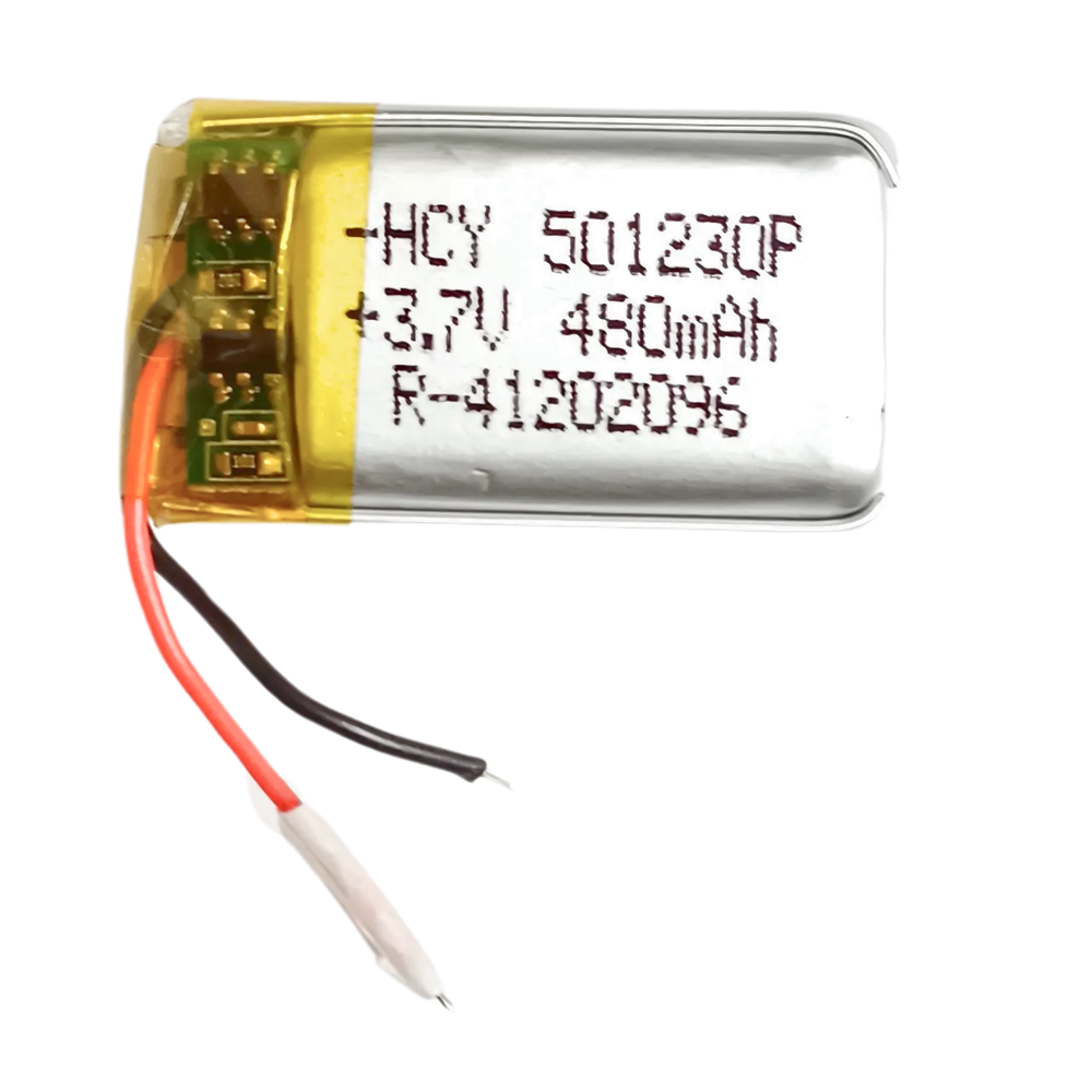 Witty Fox 480mAh Rechargeable 3.7v Lithium Polymer Battery -LiPo Battery for Drone -Robocraze