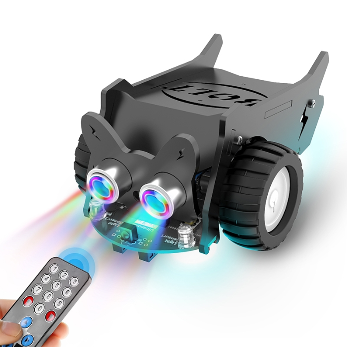 Elecrow CrowBot BOLT Open-source Robot Car – IR remote control for coding & robotics. -STEM Kit -Robocraze
