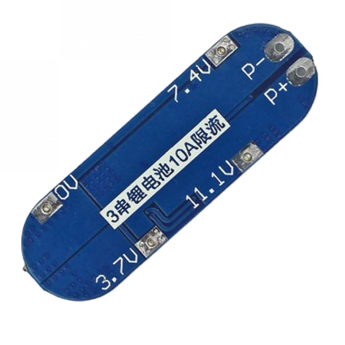 18650 12V 10A Lithium BMS Board – Stable 12V 10A BMS for battery protection. -Battery Protection -Robocraze