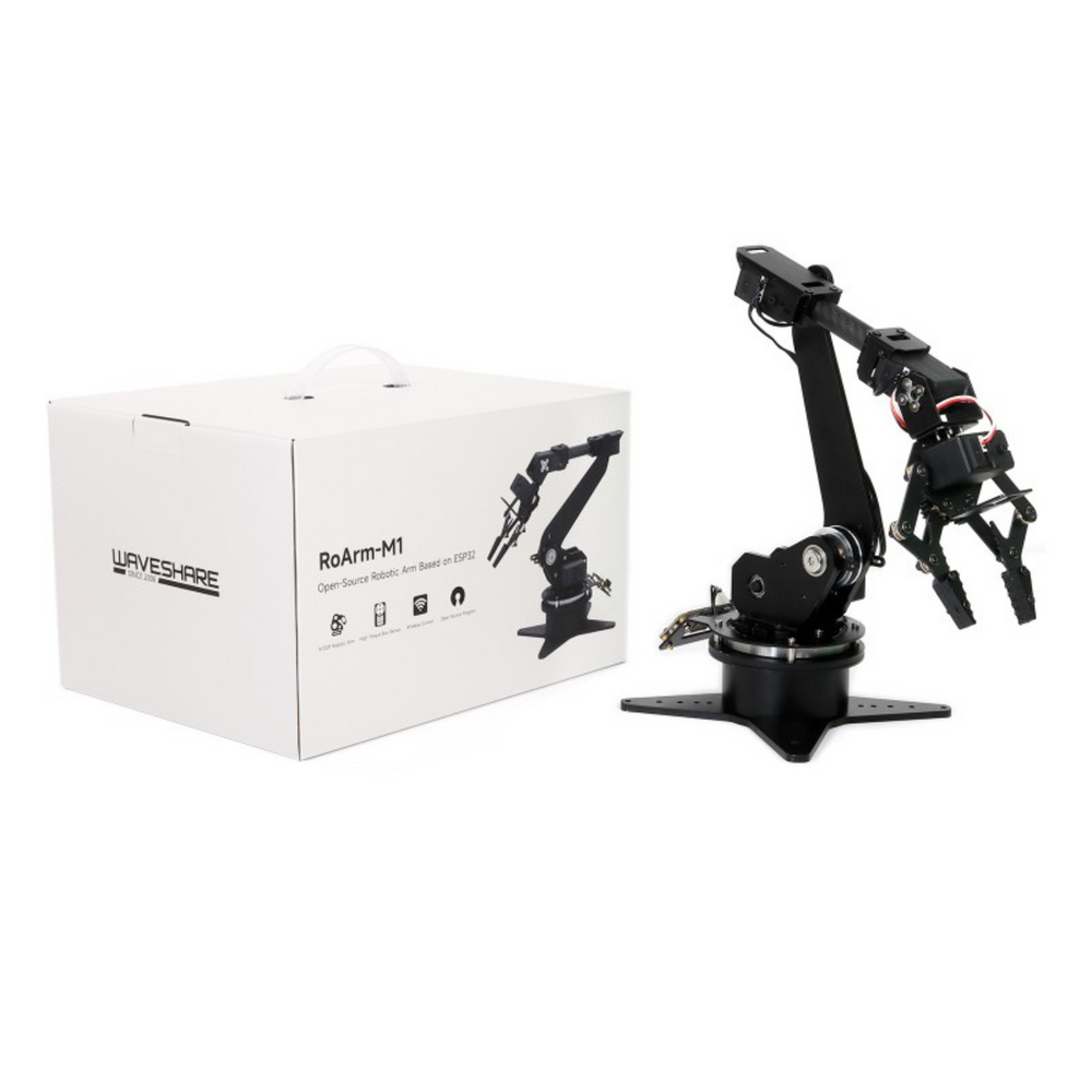 Waveshare RoArm-M1 5-DOF Robotic Arm Kit ESP32 – High-precision DIY Kits, STEM Kits, Robot Kits -Robocraze