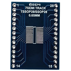 SOIC28/SOP28/SO28 TSSOP28/SSOP28 Adapter PCB Board - 7Semi