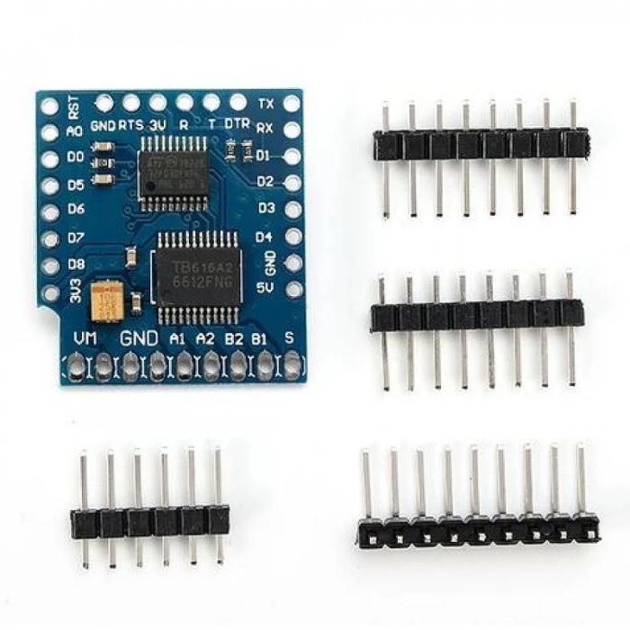 Wemos D1 Mini I2C Dual Motor Driver Shield – High-performance motor driver for IoT & robotic automation – Robocraze