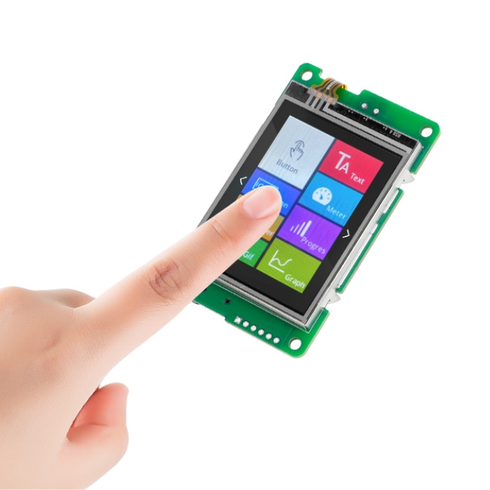 Elecrow 2.4 Inch HMI Touch Display – 240x320 TTL serial screen, Arduino compatible -HMI Display Module -Robocraze