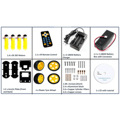 DIY Uno Project Smart Robot Car Kit V3.0 – Advanced DIY Kits, STEM Kits, Robot Kits -Robocraze