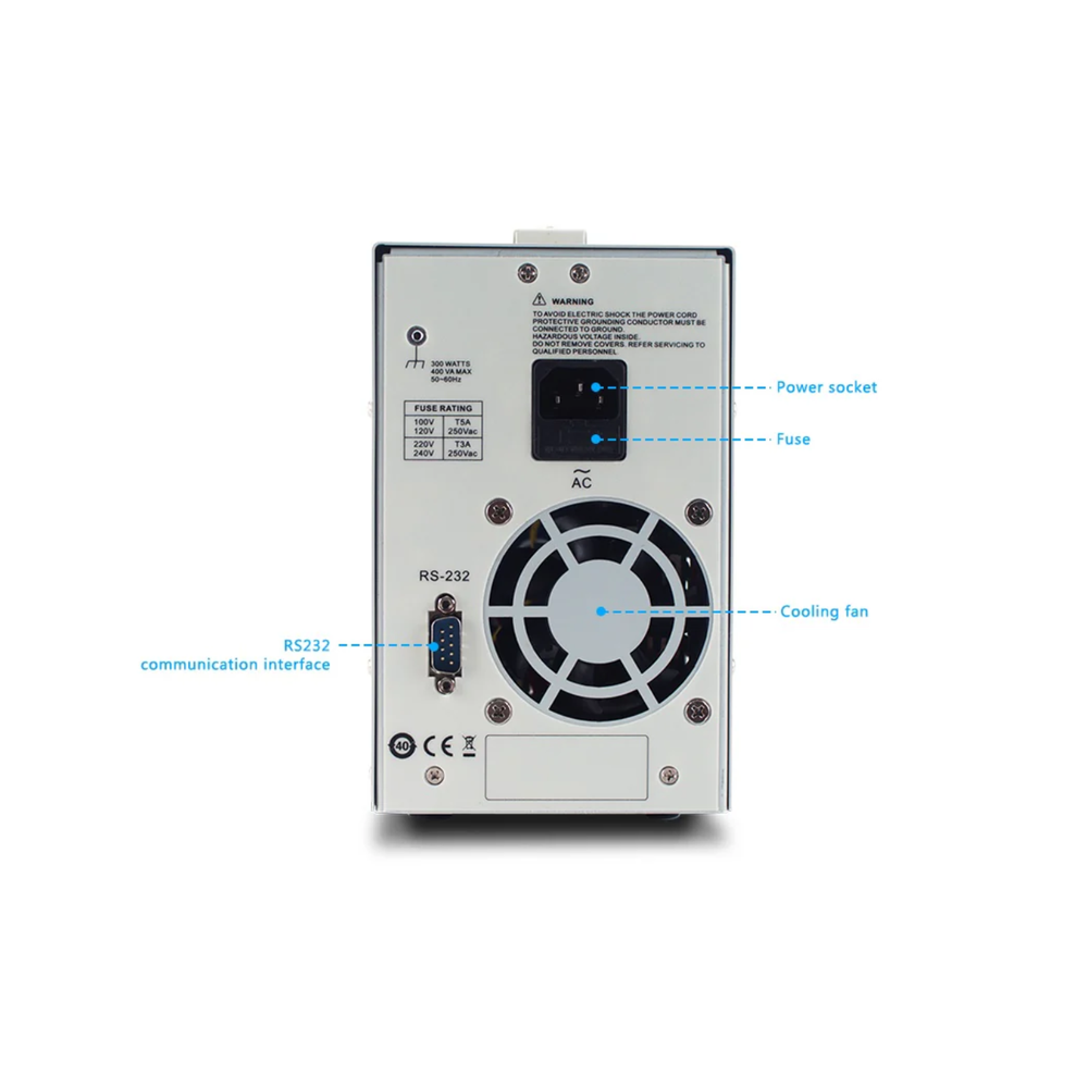 Owon P4305 30V 5A Programmable Power Supply – Versatile lab-grade power supply. -Power Adapter -Robocraze