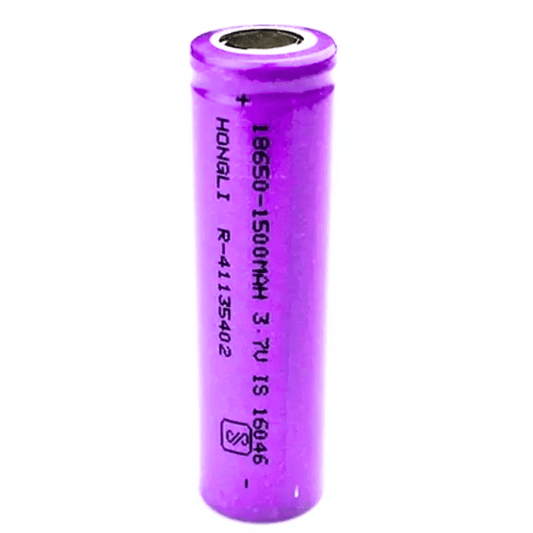 3.7V 1500mAh 18650 Battery – High-performance 18650 Li-ion battery for various power needs. -Lithium Battery -Robocraze